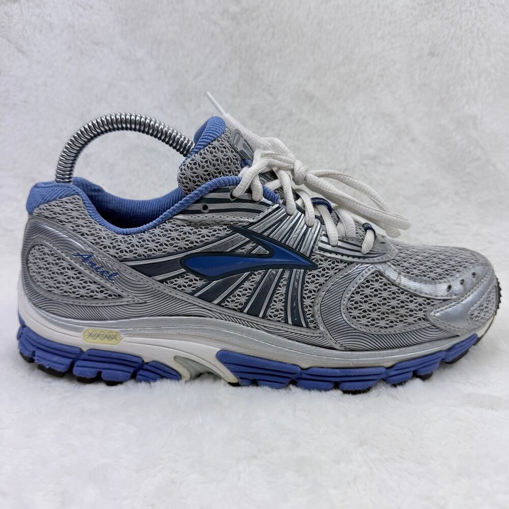 Brooks Ariel 1 Womens Running Shoes Silver Periwinkle Blue Size 8 Sneaker
